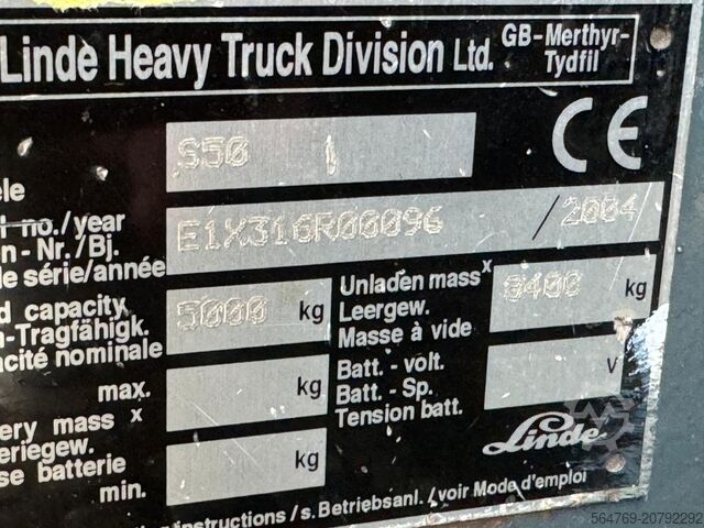 Seitenstapler Linde S50 / Perfect condition