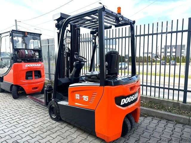 3-wheel forklift DOOSAN B15T-7/2021y./ Lithium battery/New price