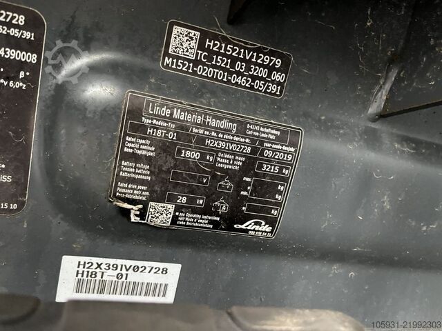 Treibgasstapler Linde H18T-01