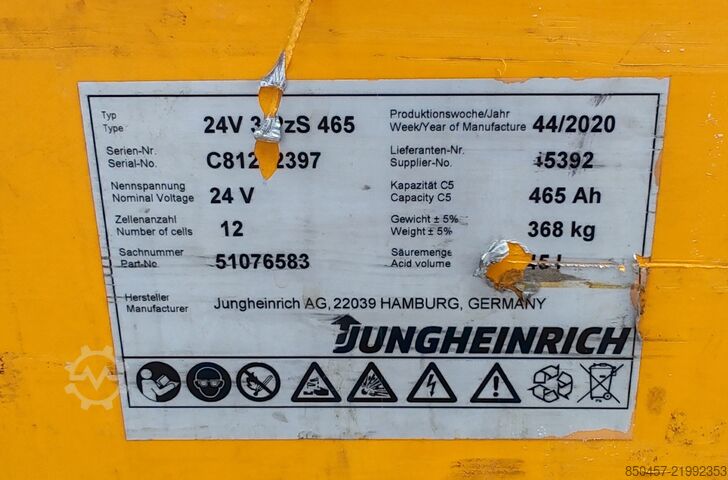 Electric Pallet Trucks Jungheinrich ERE225 1400mm/ 465ah/ x4pc package
