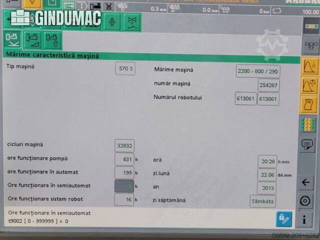 Hydraulische Spritzgießmaschine Arburg 570 S 2200-800/290