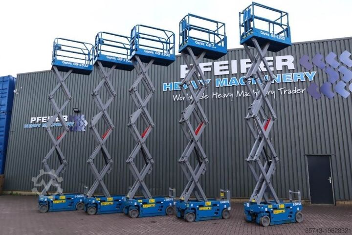 Scherenhebebühne Genie GS1932 E-Drive Several In Stock, 8m Working Height