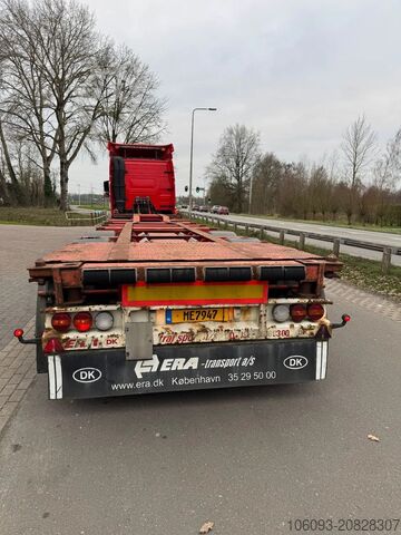 Container transportation HFR 3 ass cont. chassis