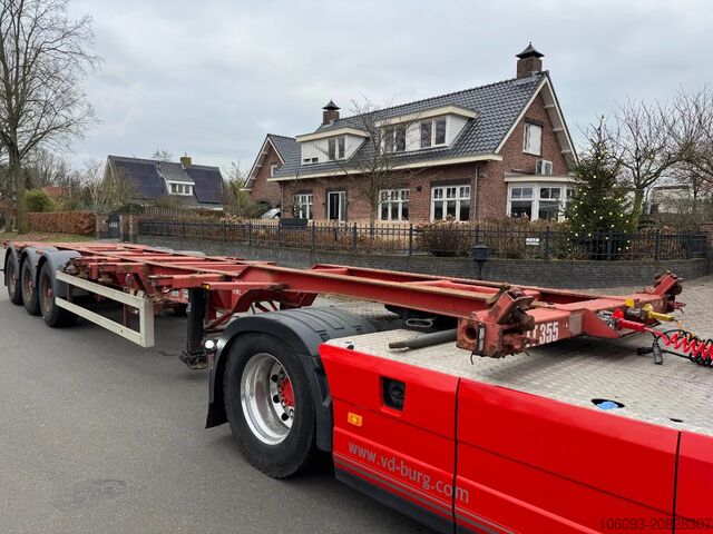 Container transportation HFR 3 ass cont. chassis