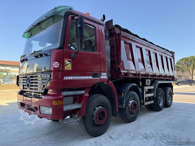 Kipper LKW Mercedes-Benz Actros 4148K V8 Kipper 8x4 Euro3 40Ton