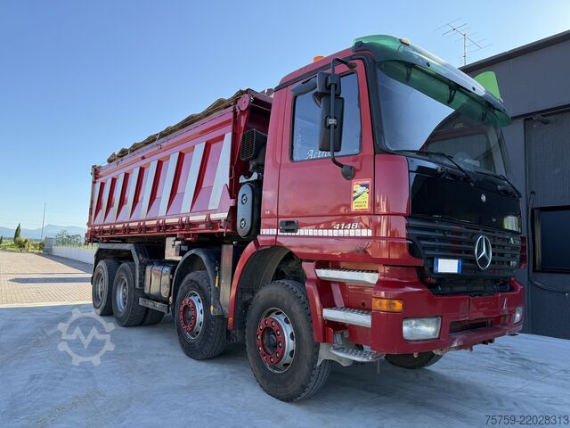 Kipper LKW Mercedes-Benz Actros 4148K V8 Kipper 8x4 Euro3 40Ton