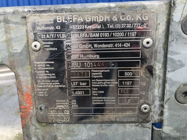 IBC stainless steel container container tank  10315