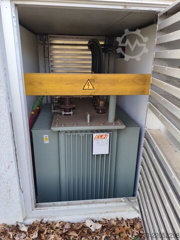 Transformator Trafostation 800kVA, 10/0,4kV, 2001 Typ TDQ-802A01S5H, ELIN-Öltrafo