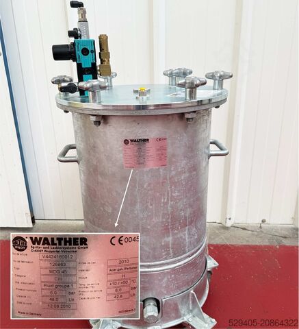 Druckbehälter Walther Pilot MDG 45