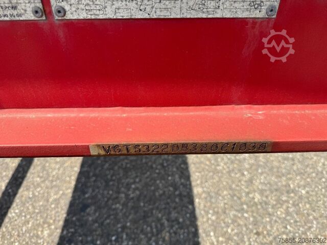 Container transport Asca Chassis 20FT Tank lowbed / ADR / SAF Disc