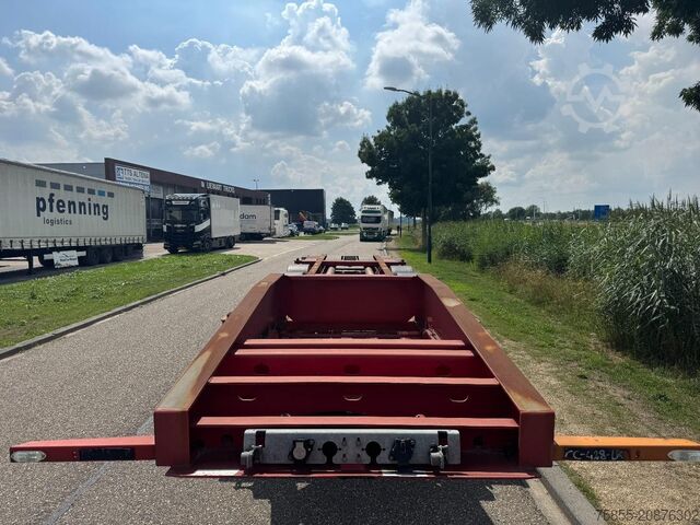 Container transport Asca Chassis 20FT Tank lowbed / ADR / SAF Disc