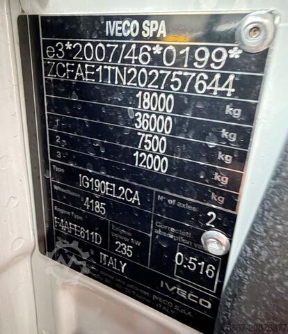 Tipper truck IVECO EUROCARGO 180E32