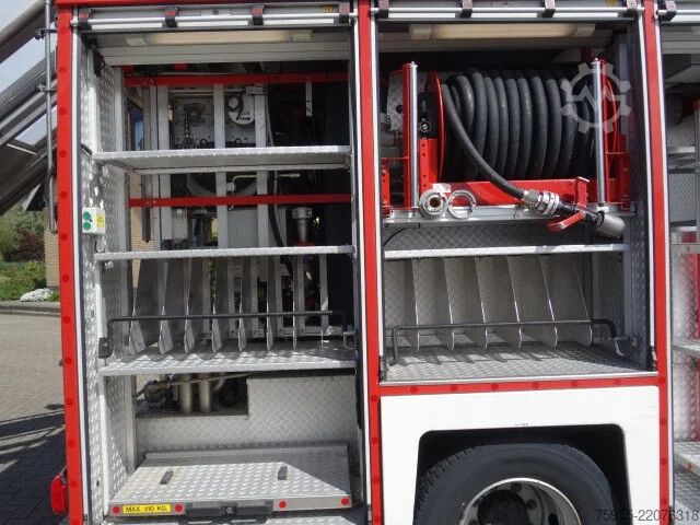 Fire engine MAN TGM 15.240 godiva pump 2000liter water and 200 ...
