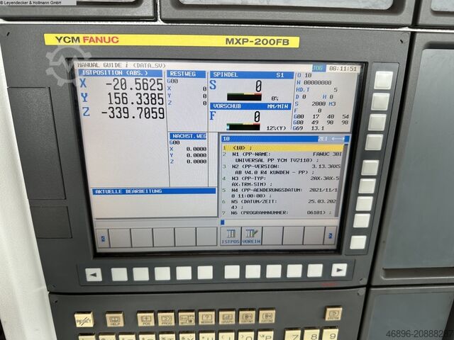 Bearbeitungszentrum - Vertikal YCM TV2110B