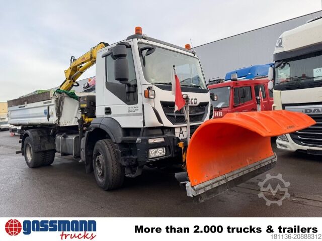 Kipper LKW Iveco Trakker AD190T36 4x2, Winterdienstausstattung,
