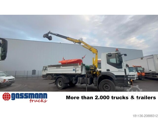 Kipper LKW Iveco Trakker AD190T36 4x2, Winterdienstausstattung,
