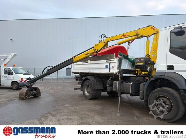 Kipper LKW Iveco Trakker AD190T36 4x2, Winterdienstausstattung,