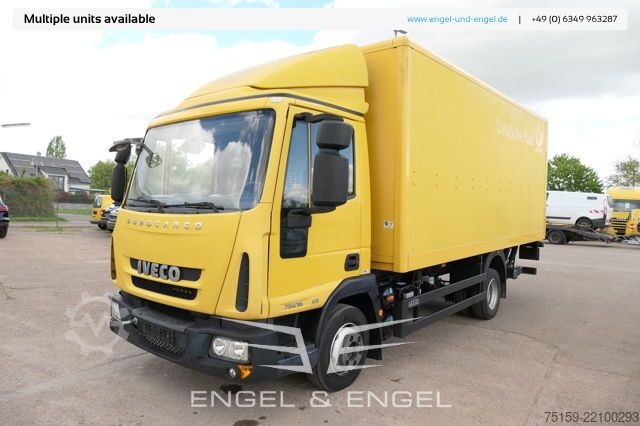 Box van iveco EuroCargo ML 75 E 16 P LBW LUFT AUTOMATIK EURO-5 Koffer-Innenlänge 5,5m
