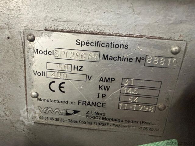 VMI SPI 280 AV Mixer + 1 Bowl VMI SPI 280 AV Mixer 