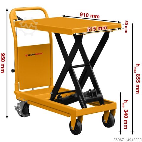Platform scissor truck CORMAK TA50
