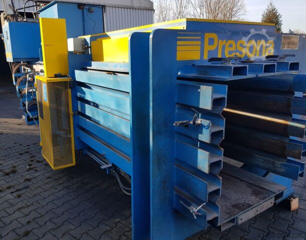 Kanalballenpresse PRESONA LP 40 OH1, gut fuer PET Flaschen