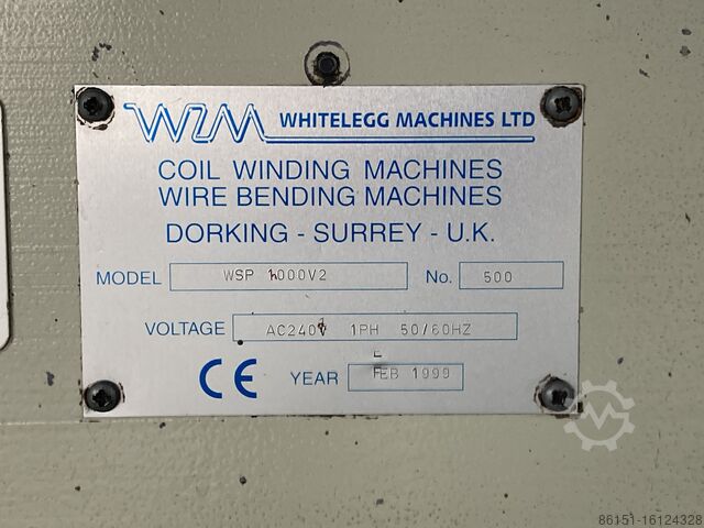 Ring coiling & welding machine - CNC Whitelegg CFM-600