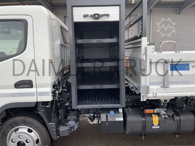 Three-way tipper van FUSO Mitsubishi Canter 7C18 Meiller Kipper Roadbox AHK