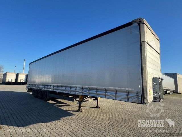 Open semitrailer with tarp Schmitz Cargobull Curtainsider Mega