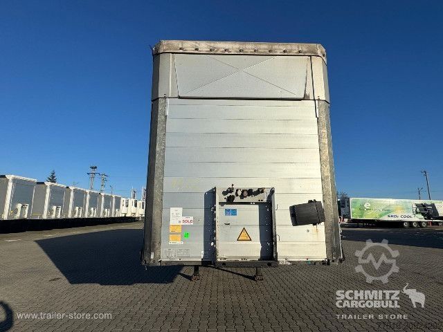 Open semitrailer with tarp Schmitz Cargobull Curtainsider Mega
