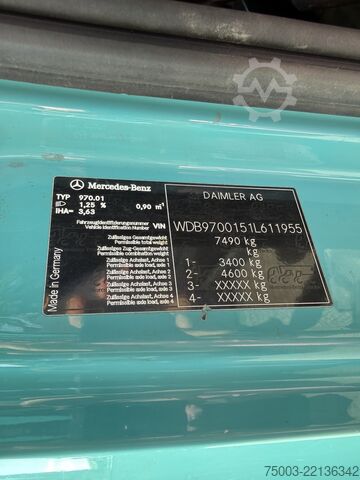 Pick-up van Mercedes-Benz Atego 816