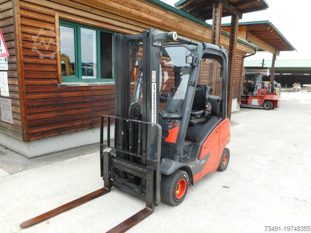 4-wheel forklift Linde H20T-01 Triplex