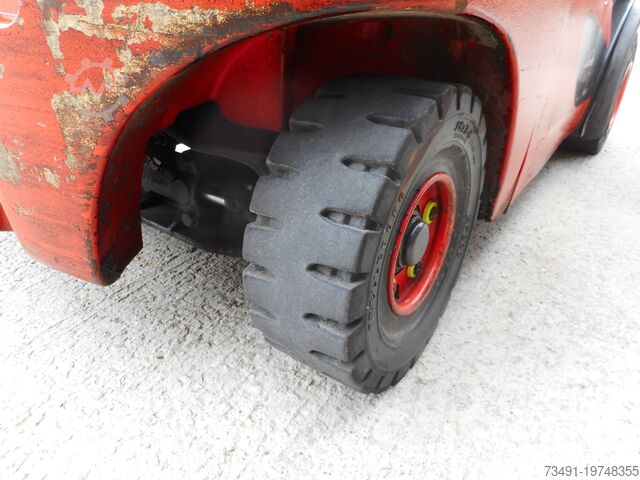 4-wheel forklift Linde H20T-01 Triplex