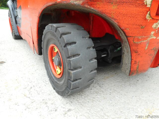 4-wheel forklift Linde H20T-01 Triplex