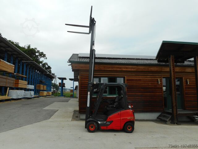 4-wheel forklift Linde H20T-01 Triplex
