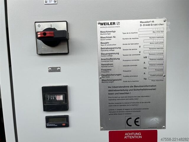 Lathe - cycle controled WEILER E 35