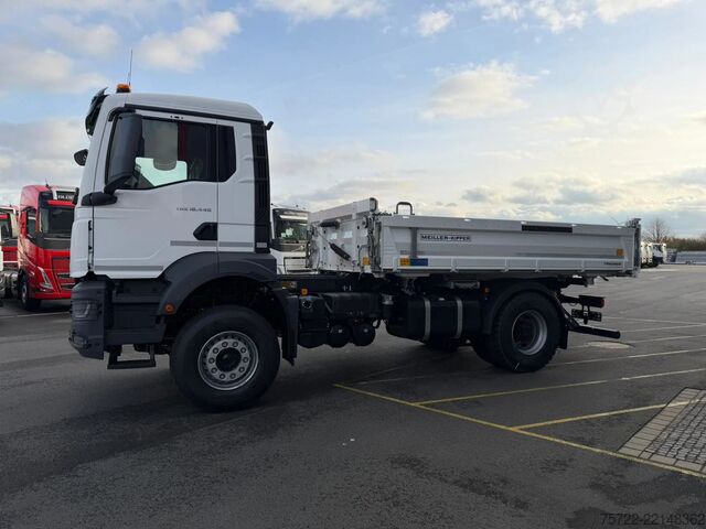3-sided tipper MAN TGS 18.440 4x2 BL MEILLER Krankipper Palfinger