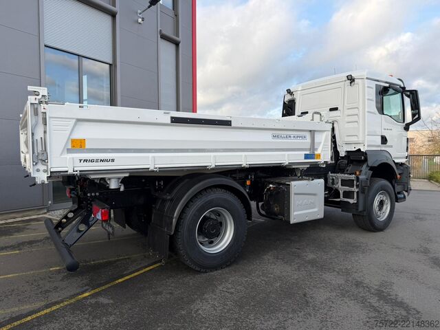 3-sided tipper MAN TGS 18.440 4x2 BL MEILLER Krankipper Palfinger