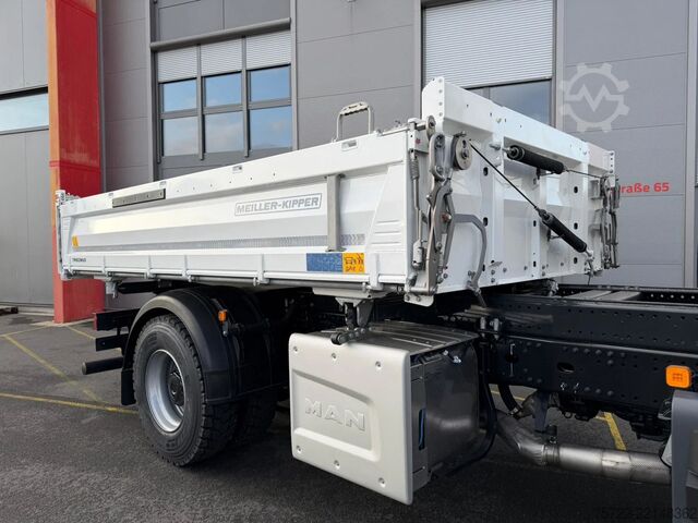 3-sided tipper MAN TGS 18.440 4x2 BL MEILLER Krankipper Palfinger