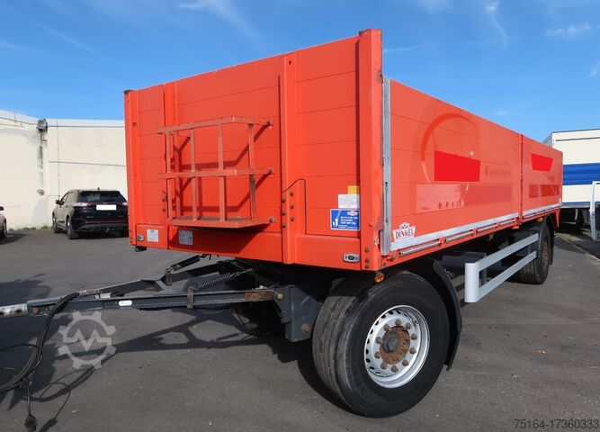 Trailer with open flatbed Dinkel DAP 18000