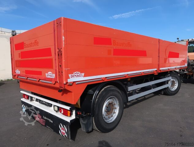 Trailer with open flatbed Dinkel DAP 18000