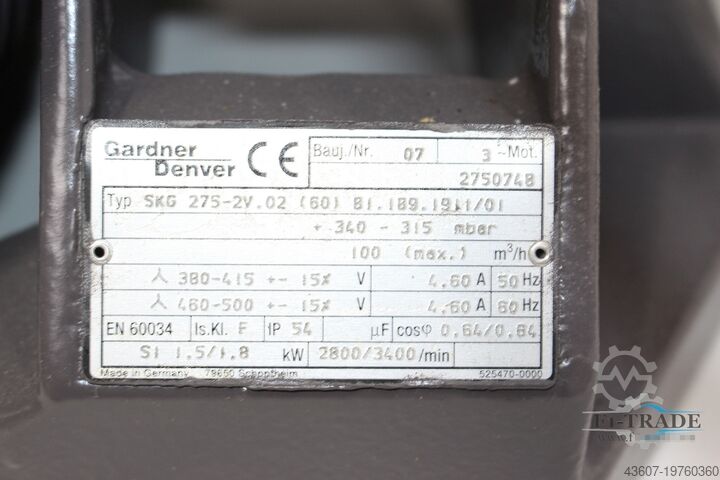Kompressor / Compressor Gardner Denver SKG-275.2V.02 (60)