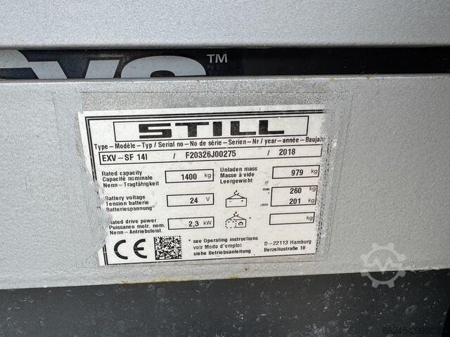 Elektrischer Stapler Still VS-22607 STILL EXV-SF14I