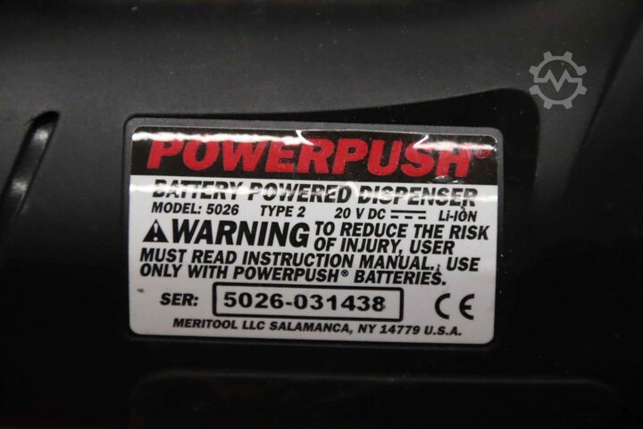 Cartridge gun battery gun Meritool PowerPush 5026 Type 2