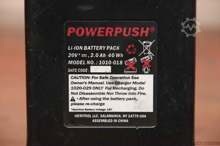 Cartridge gun battery gun Meritool PowerPush 5026 Type 2