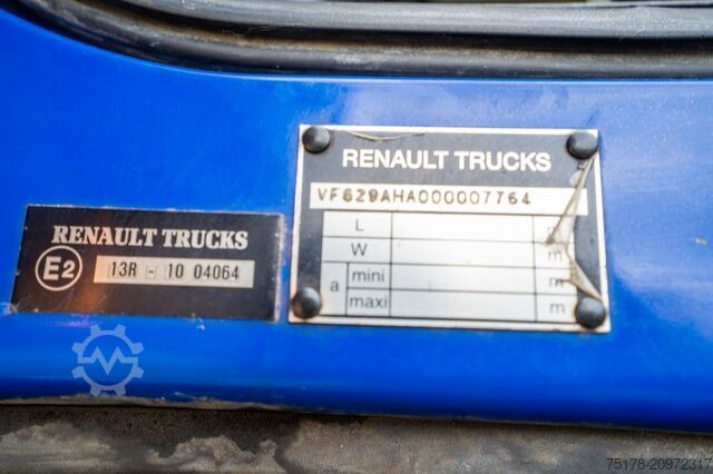 Tarpaulin RENAULT PREMIUM 320 DXI + DHOLLANDIA 1.5T