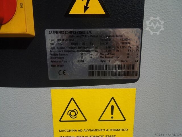 Screw compressor CREEMERS RCB 11 500C