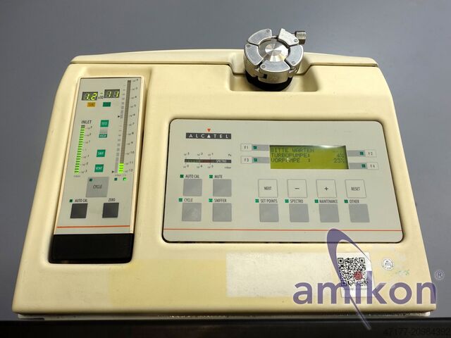 Helium leak detector professional vacuum tester Adixen / Alcatel ASM 122