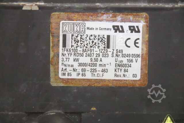 Servomotor KUKA 1FK6100-8AF91-1ZZ9-Z S49