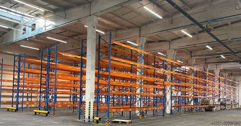 21.6 m pallet rack, 6 m high, 6 levels Stow Pal Rack