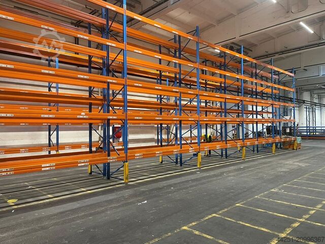 21.6 m pallet rack, 6 m high, 6 levels Stow Pal Rack
